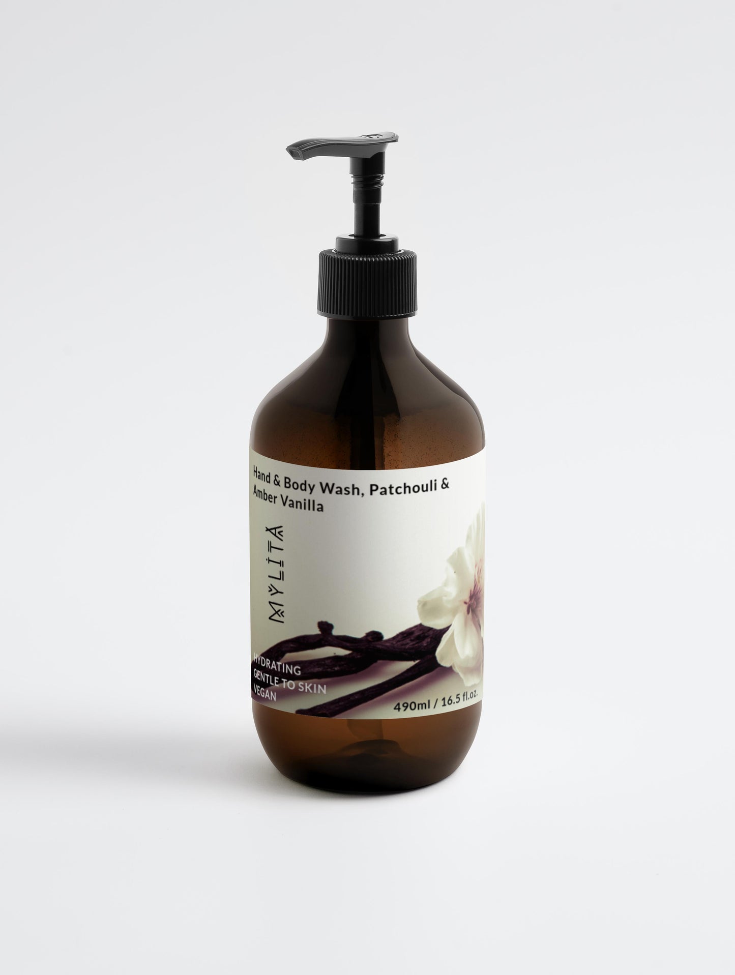 Hand & Body Wash, Patchouli & Amber Vanilla