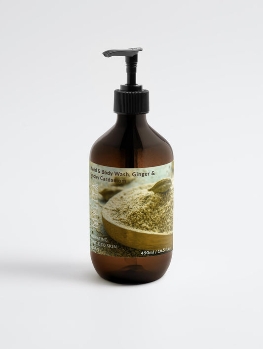 Hand & Body Wash, Ginger & Smoky Cardamom