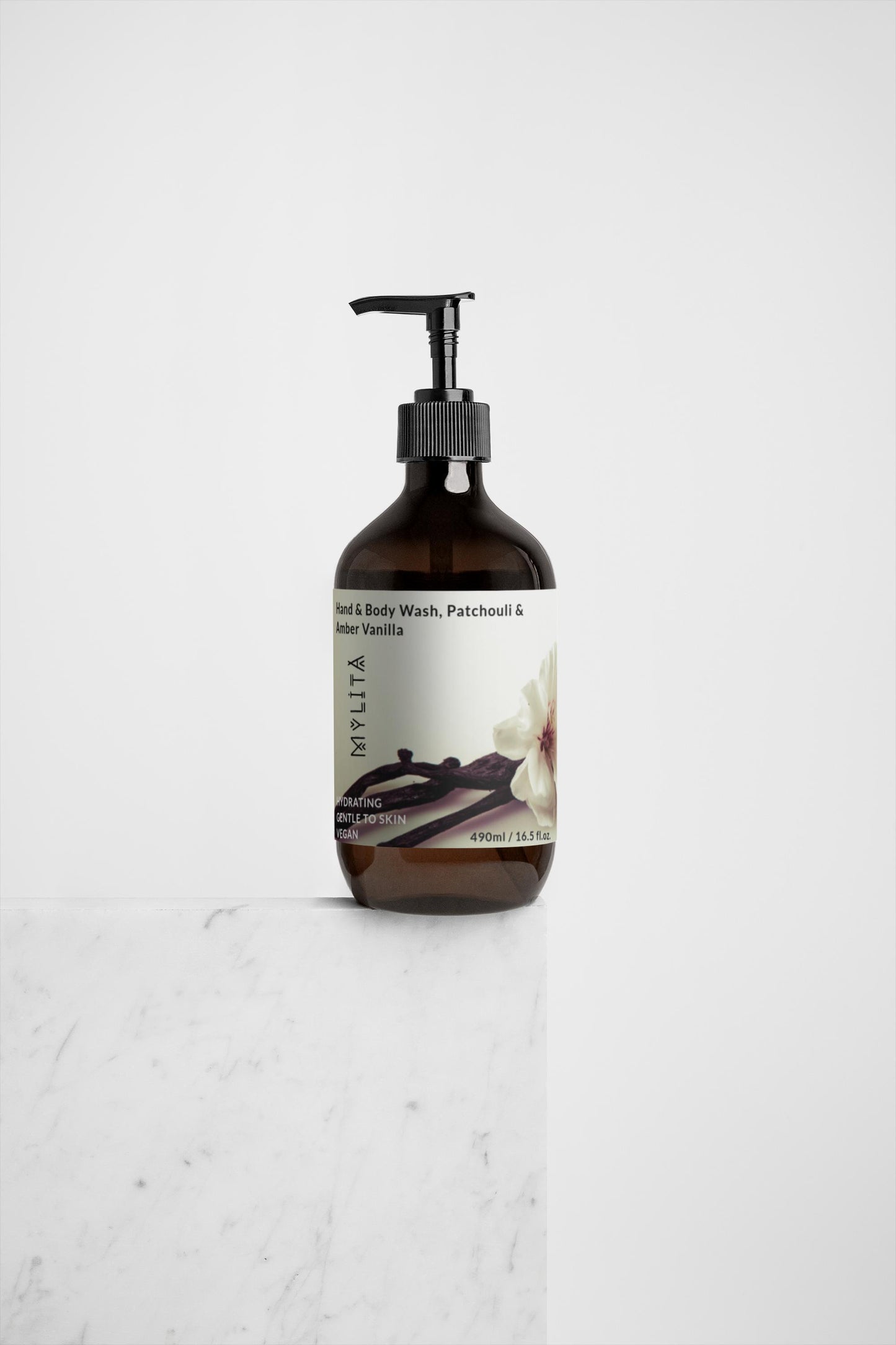 Hand & Body Wash, Patchouli & Amber Vanilla